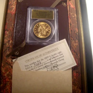 1857-S $20 GOLD Shipwreck * PCGS MS63  S.S. Central America LIBERTY DOUBLE EAGLE