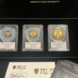 US Money Reserve Cook Island Legacy Eagle First Strike 3 Pc Gold Coin Set