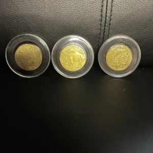 Lot of 3 Gold 2008 American buffalo 1 Troy oz  $50 US Mint Coins