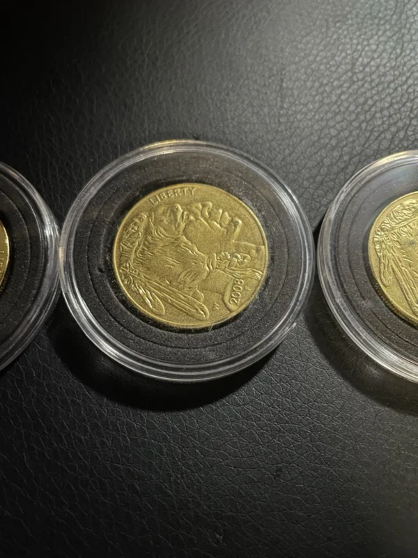 Lot of 3 Gold 2008 American buffalo 1 Troy oz  $50 US Mint Coins - Image 2
