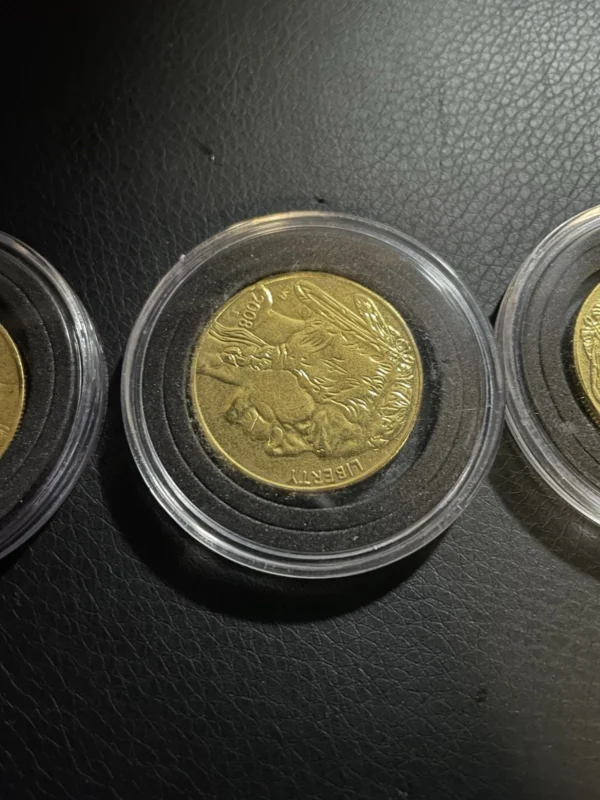 Lot of 3 Gold 2008 American buffalo 1 Troy oz  $50 US Mint Coins - Image 3