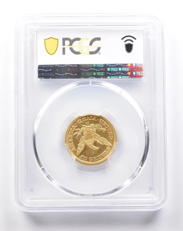 1845-D $5 Liberty Head Gold Half Eagle MS60 PCGS Under Graded? *6512 - Image 2