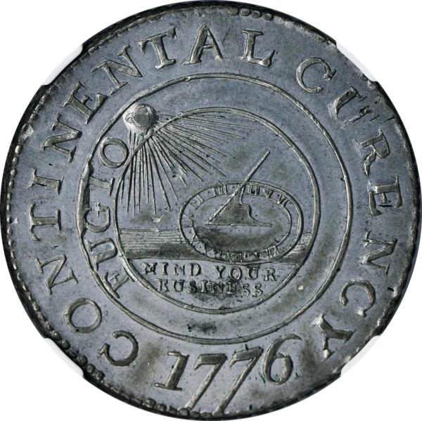 1776 CONTINENTAL $1 NGC MS 63 - Image 3