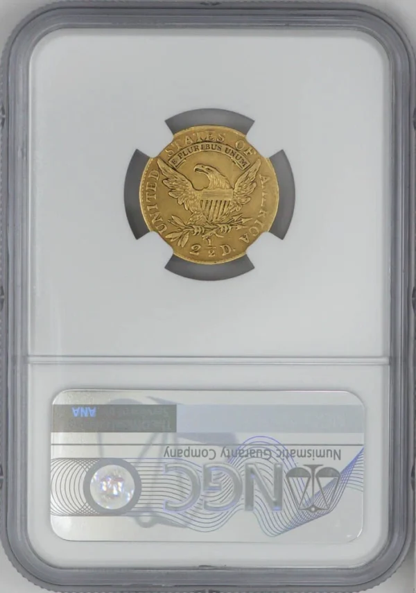 1808 $2 1/2 Gold Capped Bust BD-1 $2.5 XF45 NGC 947242-4 - Image 2