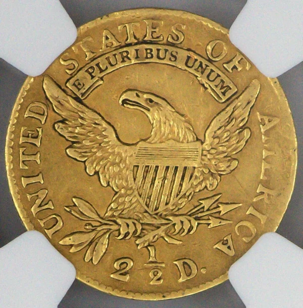 1808 $2 1/2 Gold Capped Bust BD-1 $2.5 XF45 NGC 947242-4 - Image 4
