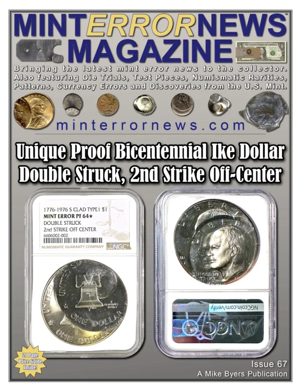 UNIQUE 1976-S Proof Bicentennial Ike $1 Double Struck 2nd Strike O/C NGC PF 64⭑ - Image 5