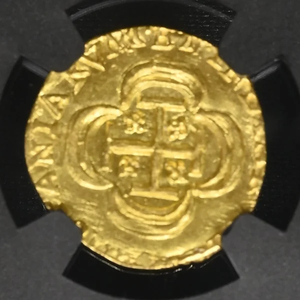 1714 Mexico ROYAL One Escudo from the 1715 Treasure Fleet MS 63 From the Source! - Image 2