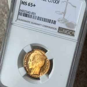 Rare 1932 France gold 100 francs NGC MS65+ Plus TOP POP, One And Only On eBay