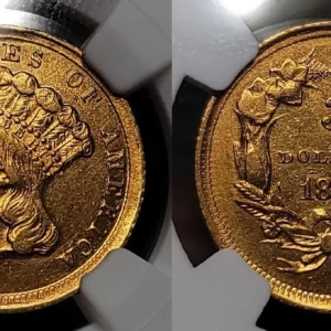 1854 D Three Dollar Gold $3 NGC AU 55 Dahlonega Mint!!