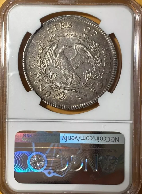 1795 Flowing Hair Dollar NGC MS61 Nice Original Coin - Image 2