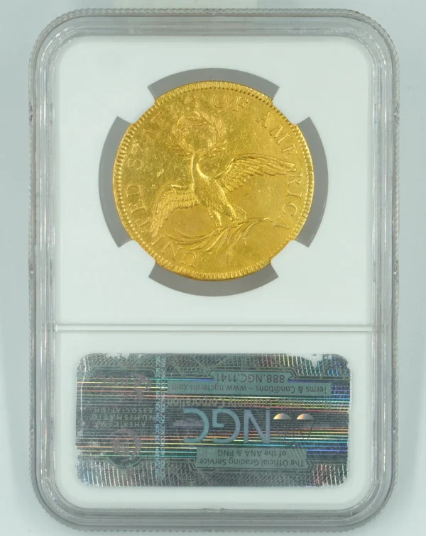 1795 NGC AU Details Repaired $10 Draped Bust Gold 9 Leaves - Image 3