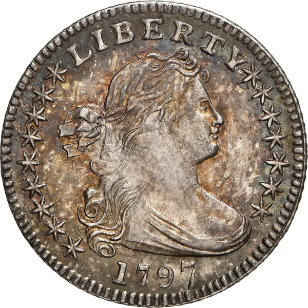 1797 DRAPED BUST H10C NGC MS 65 - Image 3