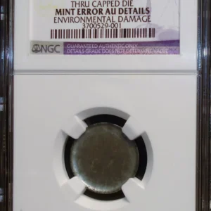 NGC GRADED SEE IT TO BELIEVE IT 1943 Steel Cent Capped Die Obverse, AU Details