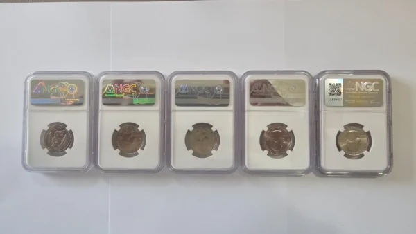 ⭐ 2020 W NGC MS68 ABSOLUTELY BEAUTIFUL 5 QUARTER SET      #306 - Image 7
