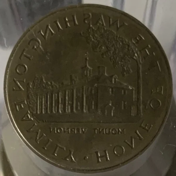 UNIQUE Uncanceled Martha Washington Cent Size Reverse Die for Judd #2180 NGC - Image 5