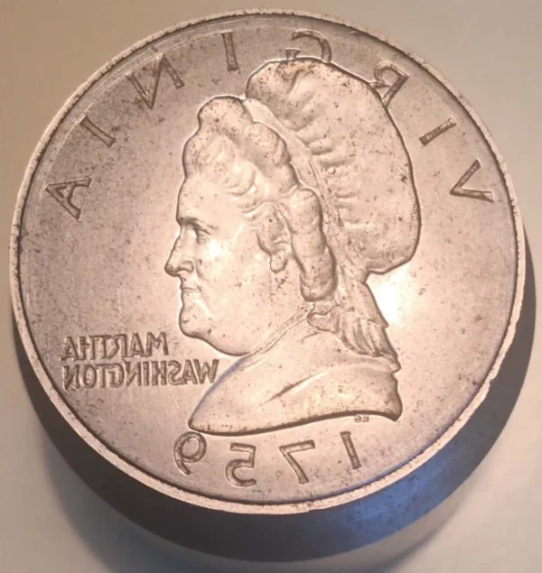 Uncanceled Martha Washington Half Dollar Size Obv Die for Judd #2131 NGC 2 Known - Image 5