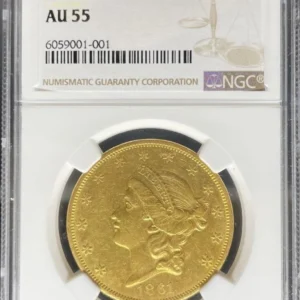1861-O $20 Liberty AU55 NGC (#PA6059001001)