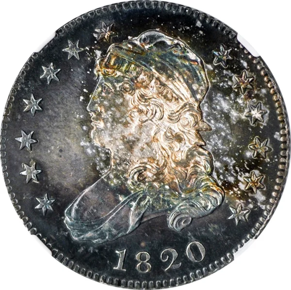 1820 CAPPED BUST 25C NGC MS 66+ - Image 3