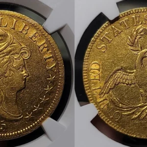 1795 13 Leaves Draped Bust Gold Eagle $10 NGC AU Detail Cleaned