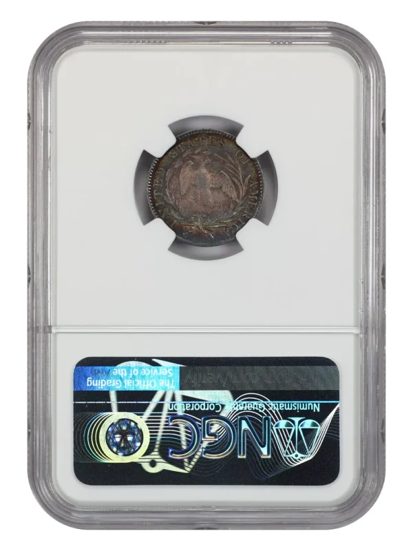 1796 10C NGC MS64 - Draped Bust Dime - Scarce Small Eagle Dime - Image 2