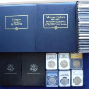 Higher Grade 1878-1921 Morgan Dollar Set -97 Coins -26 Certified - 2 GSA -No 95P