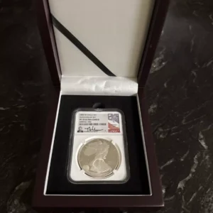 PF70 UCAM 1995-W American Silver Eagle Anniversary Set Thomas Uram Signed NGC