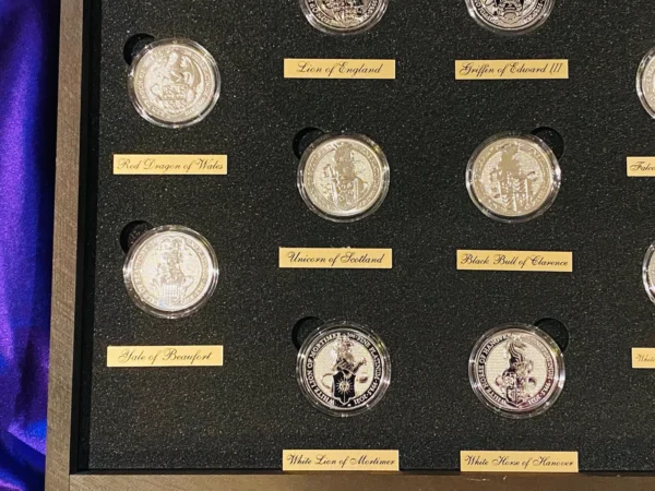 Queen’s Beasts 1 Oz Platinum 11 Coin set complete collection with Custom Box - Image 5