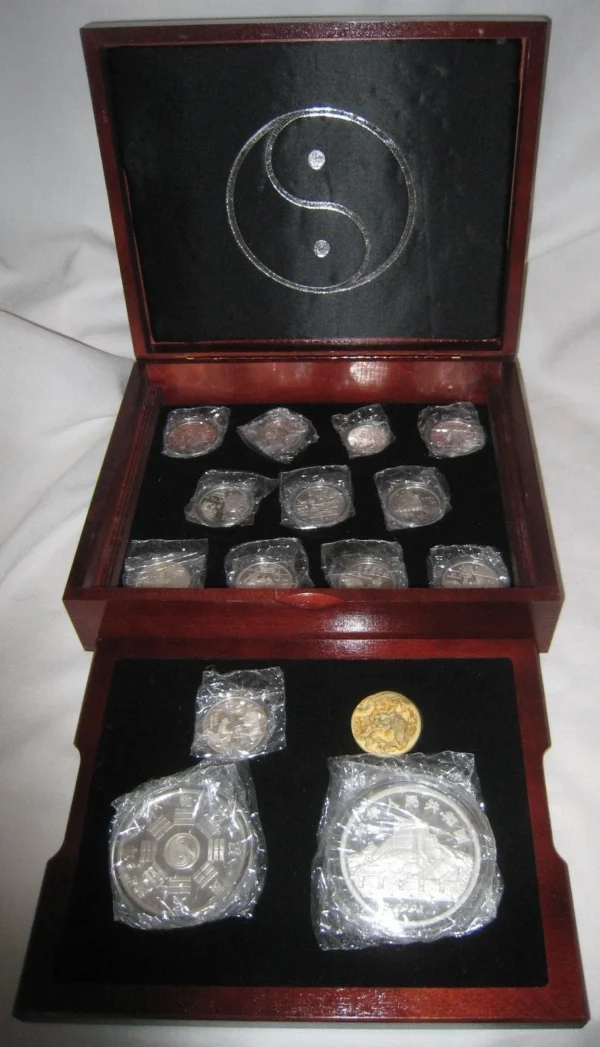 YIN YANG COLLECTION CHINA COINS OF INVENTION AND DISCOVERY  350 SETS    no panda