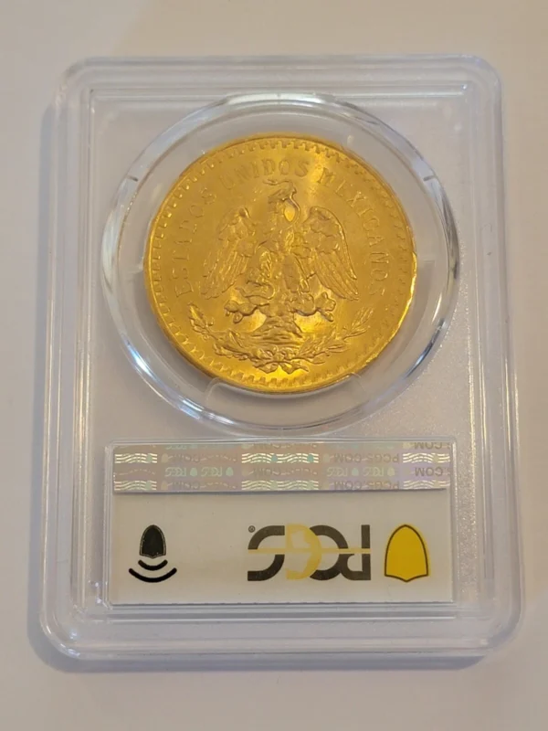 ???? 1921 Mexico Gold 50 Pesos - 1.2056 oz. PCGS MS64 - AMAZING EYE APPEAL !! - Image 5