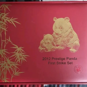 Prestige China 2012 Gold 5 Coins  Panda Set PCGS MS70 First Strike UNCIRCULATED