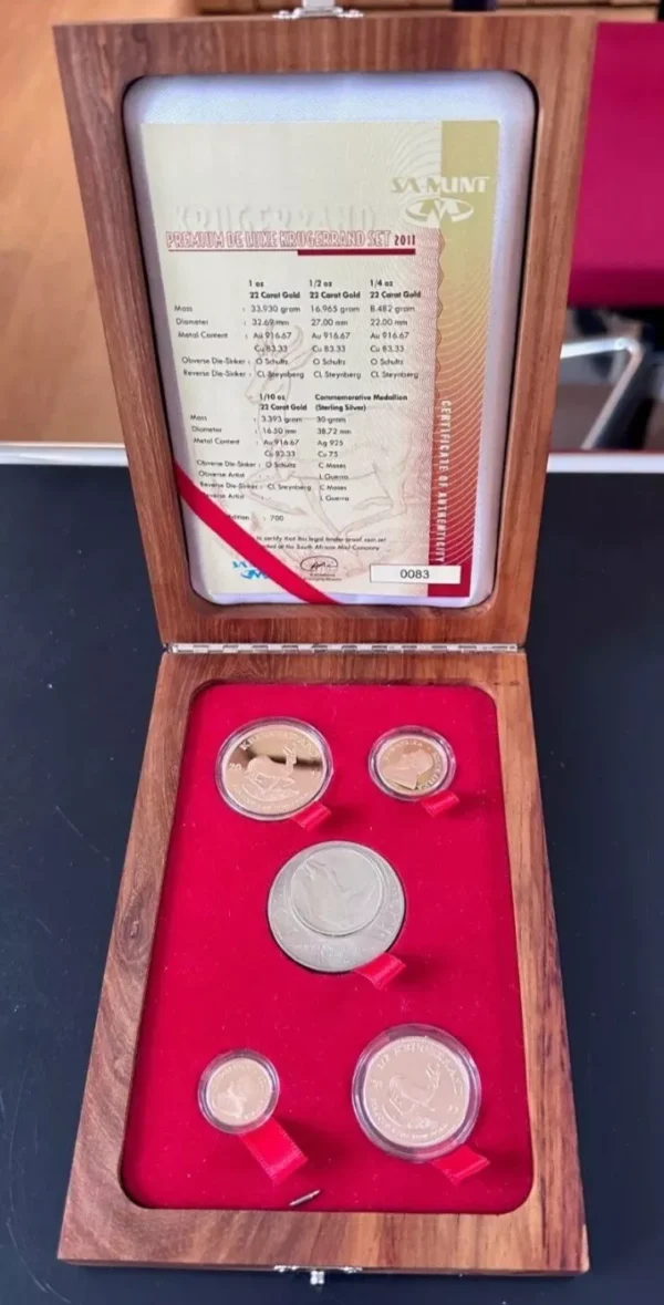 Premium Deluxe Krugerrand Set 2011