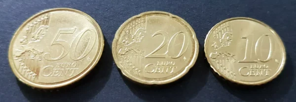 Unique 2008 Malta set of 3 Euro coins UNISSUED SAMPLE signed by Designer NGB - Image 2