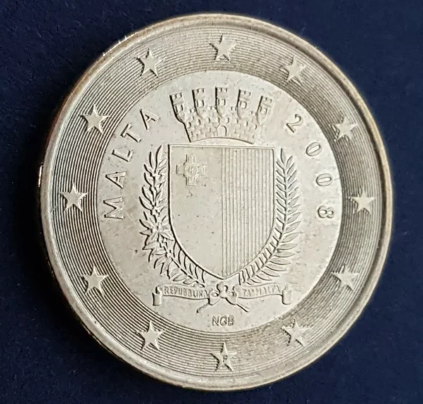 Unique 2008 Malta set of 3 Euro coins UNISSUED SAMPLE signed by Designer NGB - Image 4