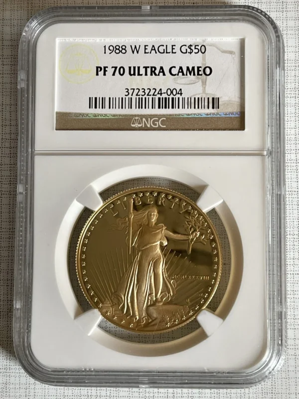 USA 1988 Eagle 4pc Gold NGC PF69-70 ULTRA CAMEO Set SKU#6390 - Image 3