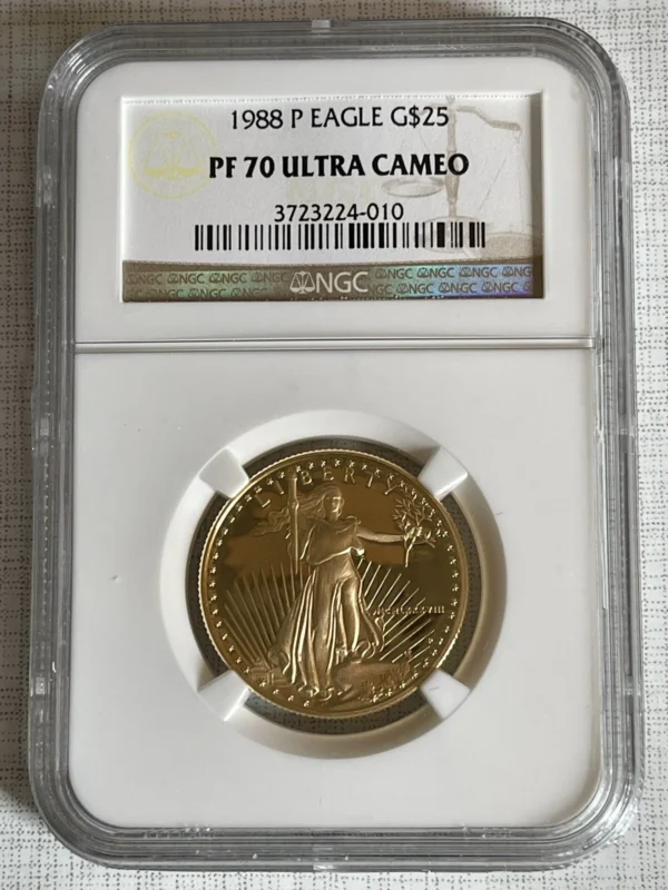 USA 1988 Eagle 4pc Gold NGC PF69-70 ULTRA CAMEO Set SKU#6390 - Image 5