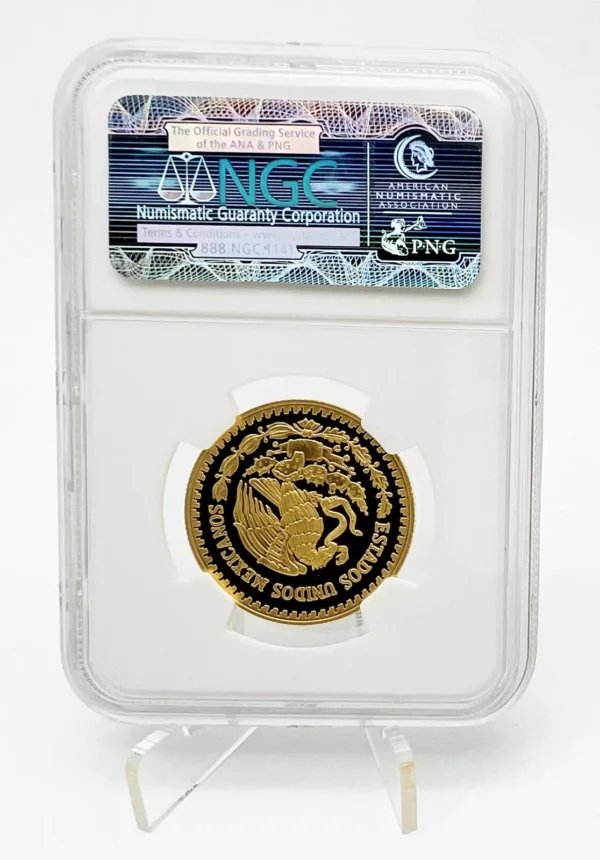 Mexico 2014 Mexican Gold Libertad 5 Gold Coins Proof Set 1.9 oz NGC PF69 - Image 5