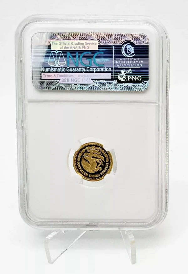 Mexico 2014 Mexican Gold Libertad 5 Gold Coins Proof Set 1.9 oz NGC PF69 - Image 7