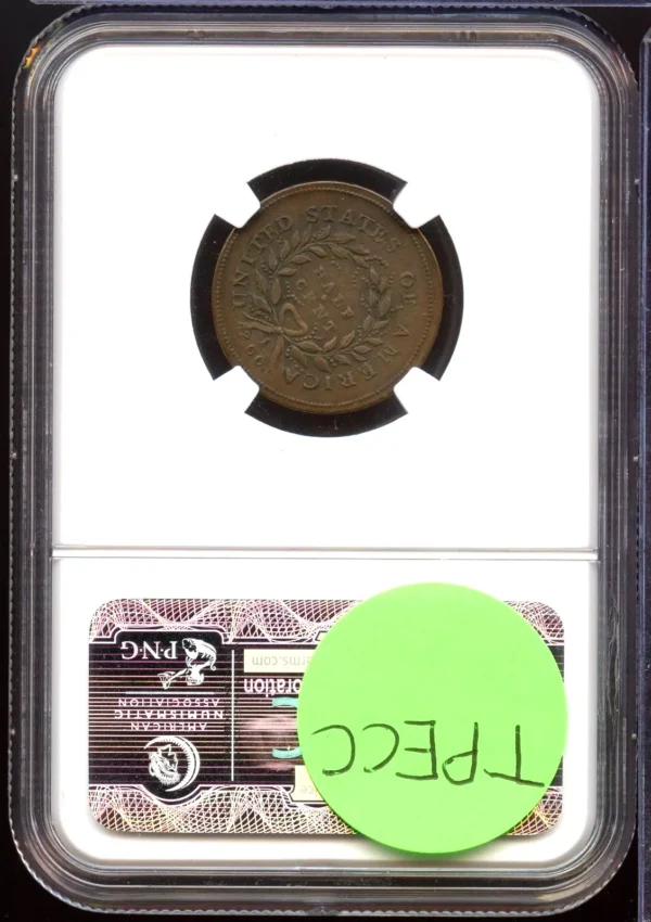 1793 Liberty Cap Half Cent Penny NGC AU58 BN Certified - MM241 - Image 2