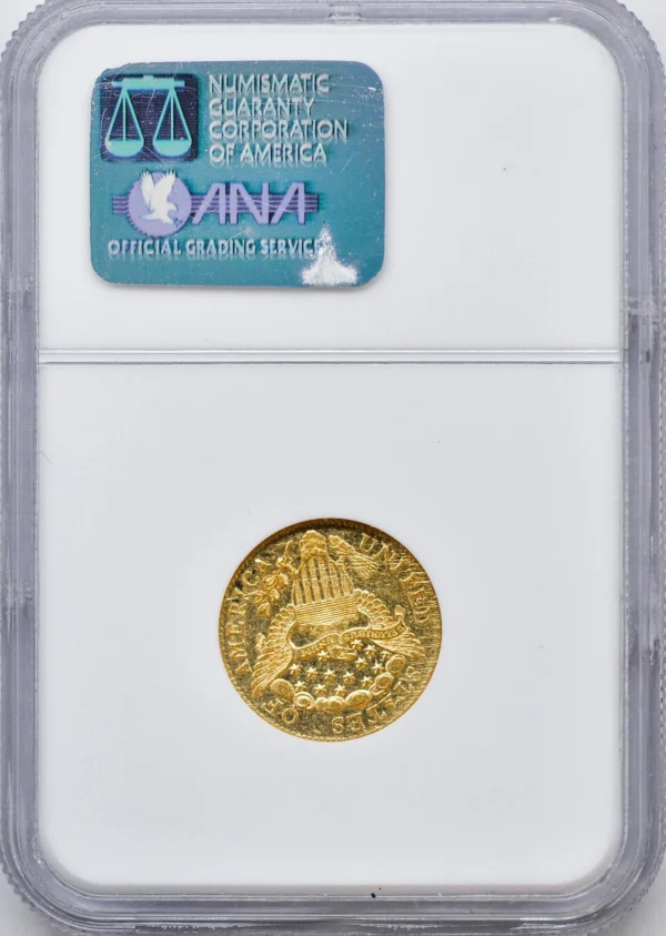 1804 DRAPED BUST $2.5 NGC MS 61 - Image 2