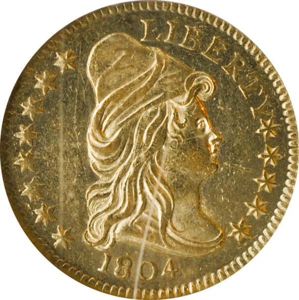 1804 DRAPED BUST $2.5 NGC MS 61 - Image 3