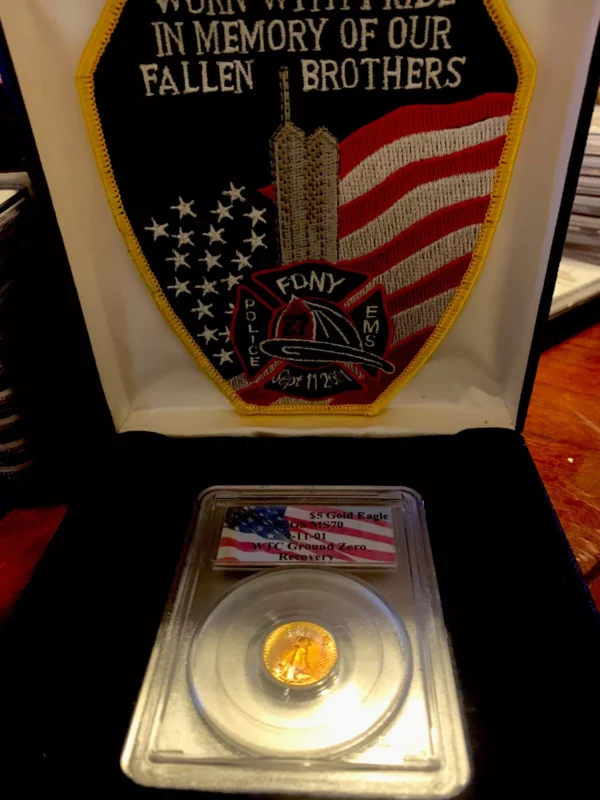 ⭐️1998 $5 American Gold Eagle PCGS MS-70 WTC Recovery 9-11-2001   WORLD’S FINEST
