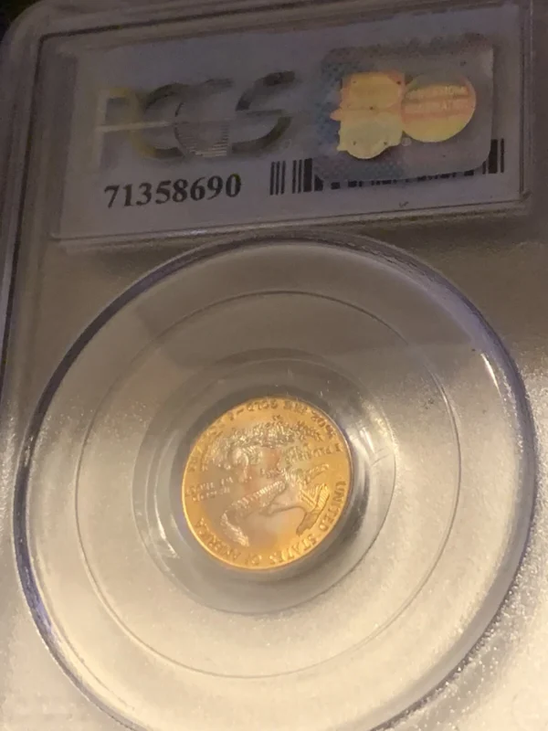 ⭐️1998 $5 American Gold Eagle PCGS MS-70 WTC Recovery 9-11-2001   WORLD’S FINEST - Image 4