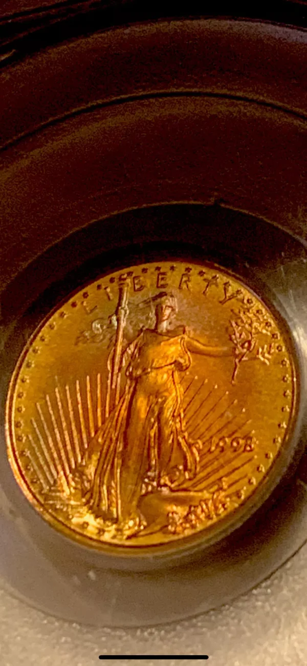⭐️1998 $5 American Gold Eagle PCGS MS-70 WTC Recovery 9-11-2001   WORLD’S FINEST - Image 5