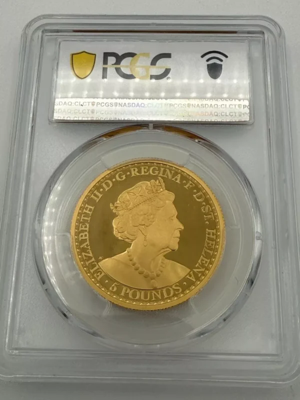 Una and the Lion 1oz Gold Coin 2021 PCGS PR69 - 24K .9999 St. Helena 200 Mintage - Image 3