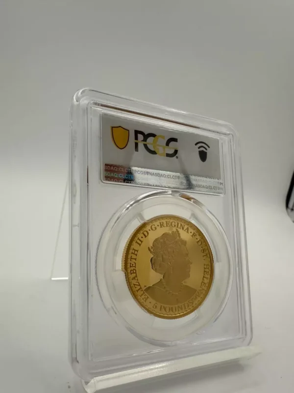 Una and the Lion 1oz Gold Coin 2021 PCGS PR69 - 24K .9999 St. Helena 200 Mintage - Image 5