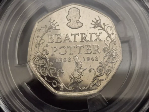 EXTREMELY RARE BEATRIX POTTER 2016 50P COINS SET OF 4 GREAT CONDITION - Image 2