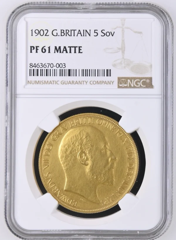 1902  13 Coin Proof Long Set King Edward VII All Coins Encapsulated By NGC - Image 3