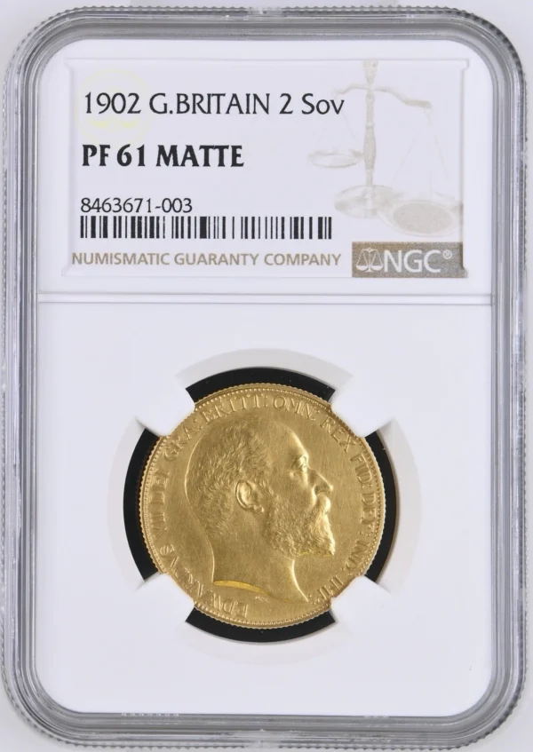 1902  13 Coin Proof Long Set King Edward VII All Coins Encapsulated By NGC - Image 5