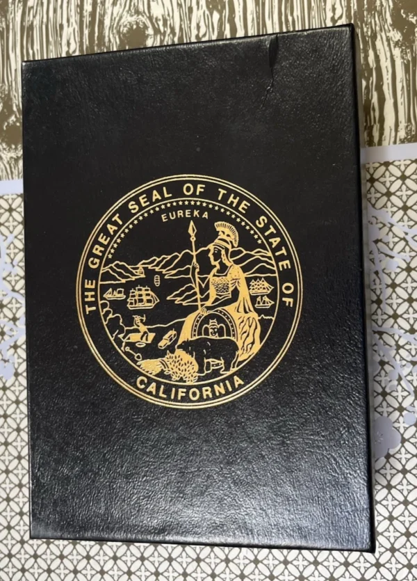 (3) 1.85 OZ California Gold Proof Sets 1990-92 Bear Whale Cat 1, 1/2, 1/4, 1/10 - Image 4