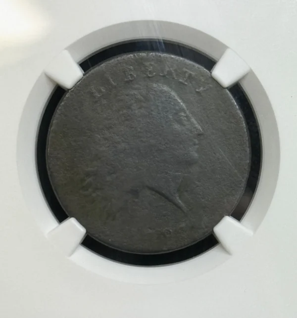 1793 Flowing Hair Chain Large Cent "AMERICA" NGC Fine, Nice Tough Date - Image 3